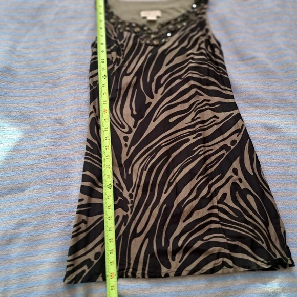 Michael Kors Zebra Print Dress, Size SP - Picture 4 of 9